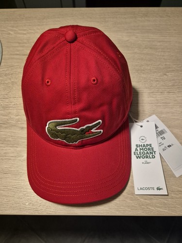 Lacoste casquette rouge grand - casquette,